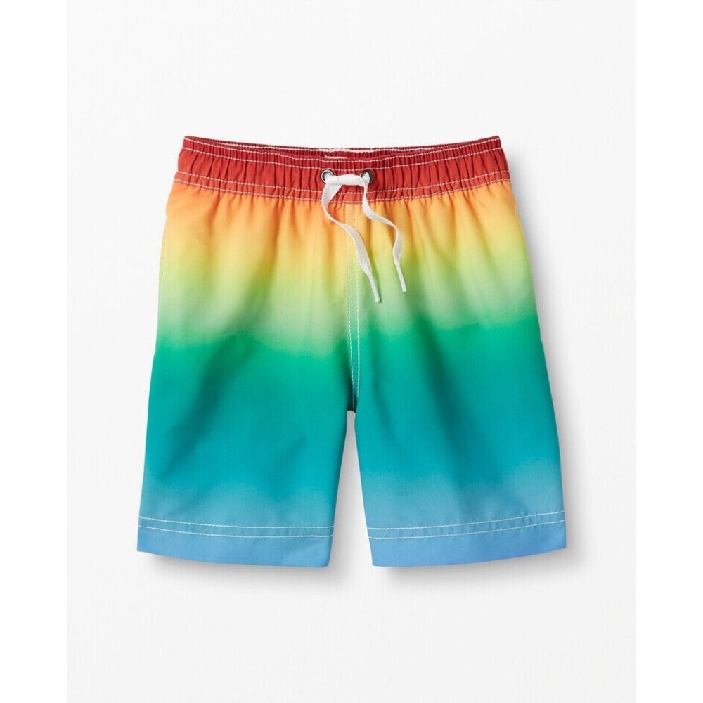New Rainbow Print Swim Trucks Size 18-24 Months